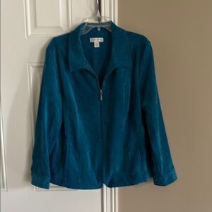 Christopher & Banks Blue Utility Jacket